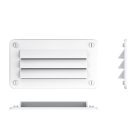 Szellőzőrács műanyag fehér  142 x 79,5 mm SEAFLO