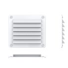 Szellőzőrács műanyag fehér  142 x 126,5 mm SEAFLO