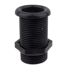 Vízkifolyó/átvezető cső Ø25 62mm fekete