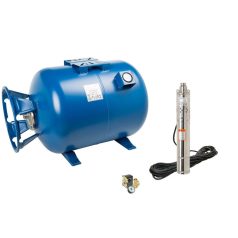   IBO 3,5 SCR1,8-50-5,5 Hidrofor 50L+M Csőkút házi vízmű szett