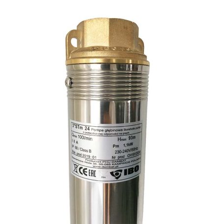 IBO 3 STm24 Csőkút szivattyú 20 m kábellel