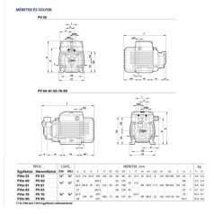 PEDROLLO PV 60 periférikus szivattyú 