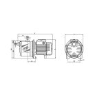 PEDROLLO FUTURE JETm 1B-ST önfelszívó centrifugális szivattyú