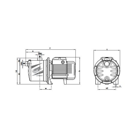 PEDROLLO FUTURE JETm 2A-ST önfelszívó centrifugális szivattyú 