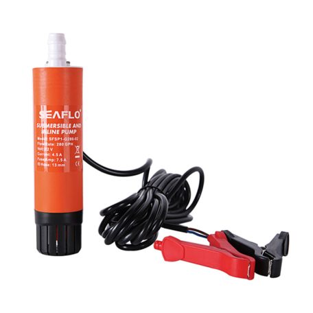 Merülő/vonal szivattyú akkucsipesszel 18l/perc 12V SEAFLO