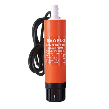 Merülő/vonal szivattyú 18l/perc 12V SEAFLO