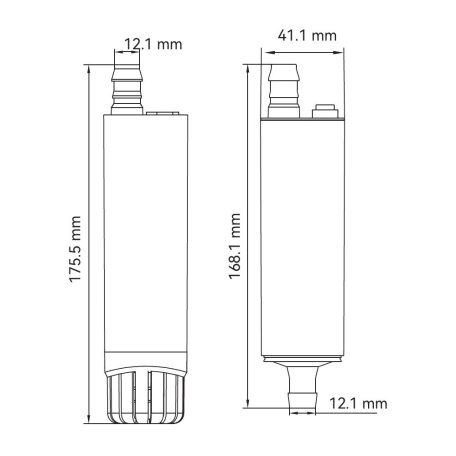 Merülő/vonal szivattyú 18l/perc 12V SEAFLO