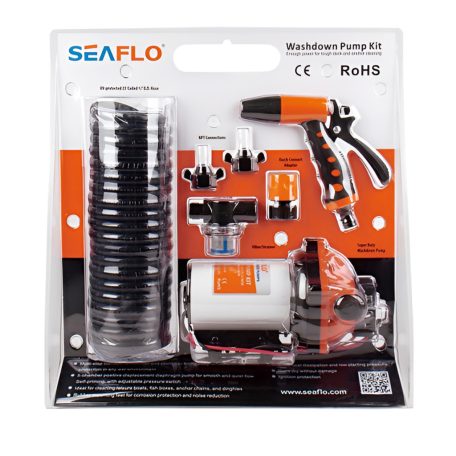 Mosószivattyú készlet 19 l/perc 12V SEAFLO