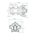 Önfelszívó nyomáskapcsolós membránszivattyú 18,9 l/perc 12V SEAFLO 52A
