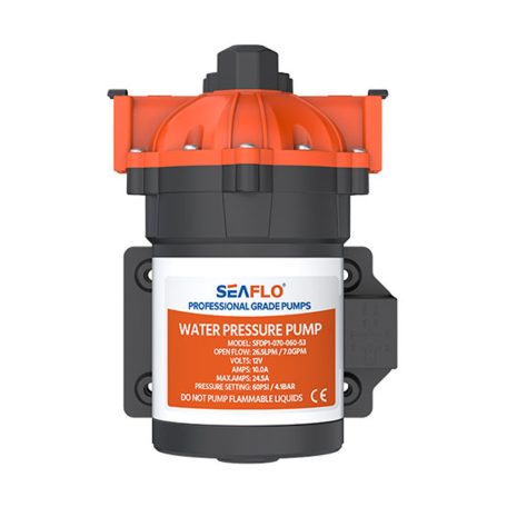 Önfelszívó nyomáskapcsolós membránszivattyú 26,5 l/perc 24V SEAFLO 53