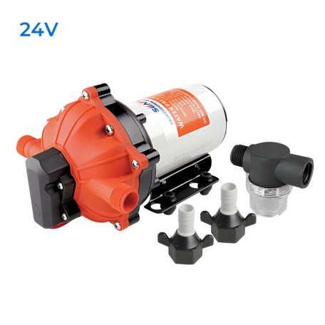 Önfelszívó nyomáskapcsolós membránszivattyú 18,9 l/perc 24V SEAFLO 55