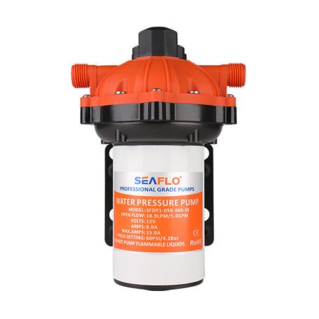 Önfelszívó nyomáskapcsolós membránszivattyú 18,9 l/perc 24V SEAFLO 55