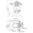 Házi vízmű tágulási tartállyal 18,9 l/perc 12V SEAFLO