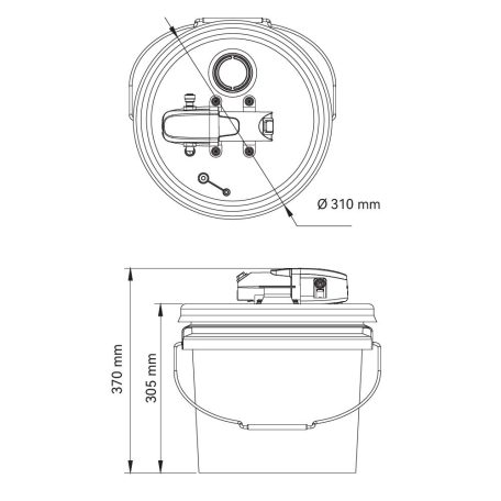 Motorolaj leszívó készlet 5,6 l/perc 12V SEAFLO 01