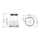 Fenékszivattyú MANUÁLIS 125l/perc 12V SEAFLO 01