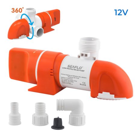 Fenékszivattyú alacsony MANUÁLIS 50l/perc 12V SEAFLO 14C