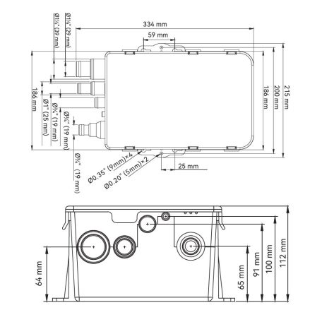 Összefolyó tartály ÖNÜRÍTŐ 37l/perc 24V SEAFLO 07