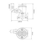 Fenékszivattyú MANUÁLIS 50 l/perc 12V SEAFLO