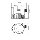 Fenékszivattyú AUTOMATA kapacitív 125l/perc 12V SEAFLO 17