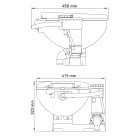 Elektromos kompakt WC 24V SEAFLO SFMTE2-02
