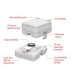 Mobil WC 10 l SEAFLO