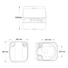 Mobil WC Prémium 12 l SEAFLO