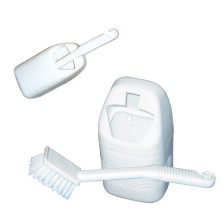 Falra szerelhető WC kefe