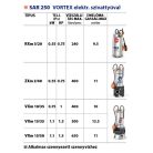 PEDROLLO SAR 250-RXm 4 Vízgyűjtő és átemelő állomás