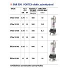 PEDROLLO SAR 550-VXm 10/35-ST  Vízgyűjtő és átemelő állomás 