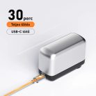 Tiny Bike Pump Pro – Hordozható elektromos kerékpárpumpa LED kijelzővel 120 PSI FLEXTAIL