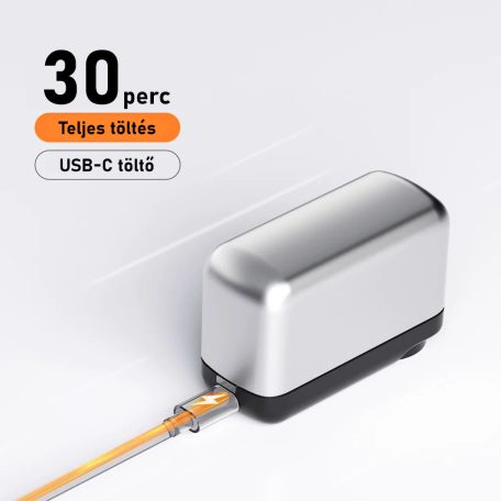 Tiny Bike Pump Pro – Hordozható elektromos kerékpárpumpa LED kijelzővel 120 PSI FLEXTAIL