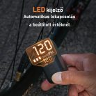 Tiny Bike Pump Pro – Hordozható elektromos kerékpárpumpa LED kijelzővel 120 PSI FLEXTAIL