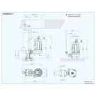 DRENO COMPATTA EVO 3 T 400V Merülő szivattyú Vortex járókerékkel
