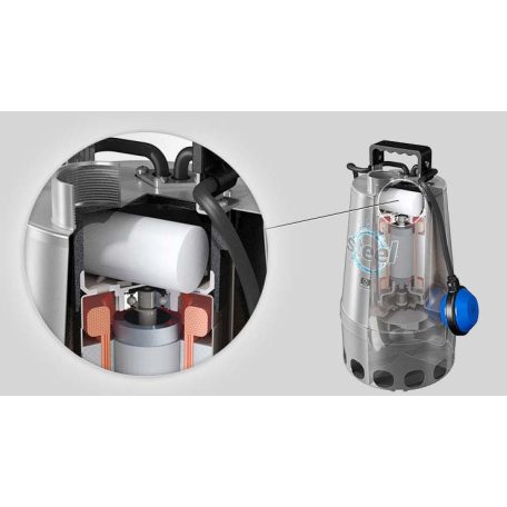 Zenit DG steel 55/2 M, 230V, úszókapcsolóval