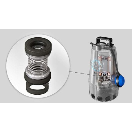 Zenit DG steel 55/2 M, 230V, úszókapcsolóval