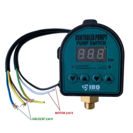 IBO DIG-IBO 1 (1,5kW, 230V) Digitális nyomáskapcsoló