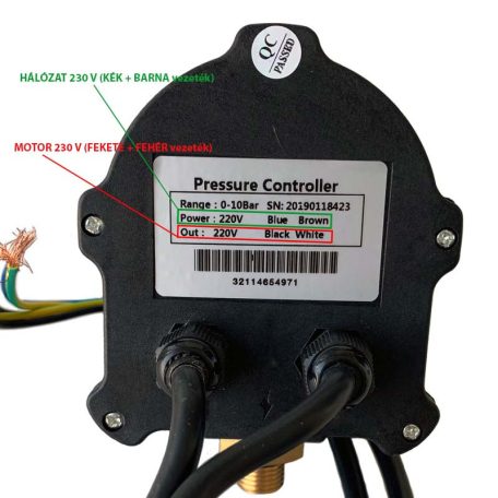 IBO DIG-IBO 1 (1,5kW, 230V) Digitális nyomáskapcsoló
