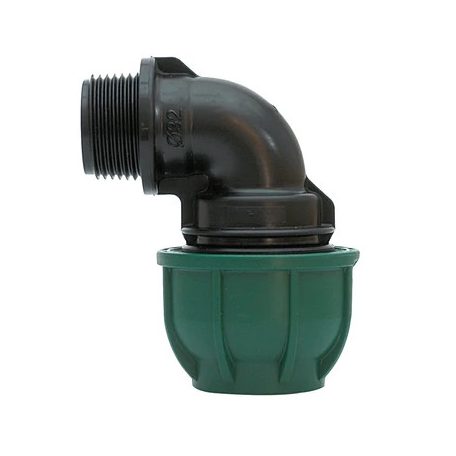 KPE könyök idom 25x1/2" KM