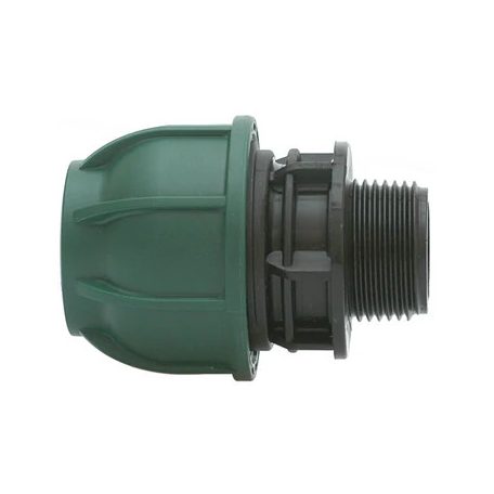 KPE egyenes csatlakozó idom 20x1/2" KM