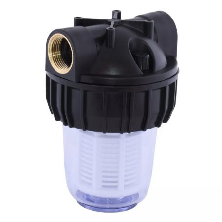 Elpumps 1" Szűrőház műanyag szűrőbetéttel