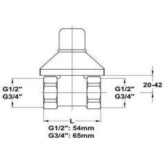 MOFÉM Golyós vízfőcsap 3/4" BB