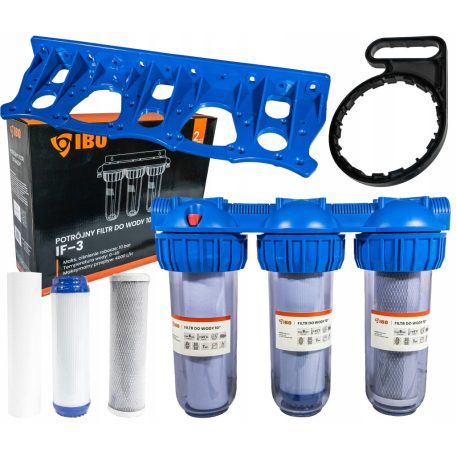 IBO 1" IF-3 Vízszűrő ház betéttel 10" (4m3/h)