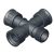 Szelepkötő kereszt idom 1" hollandi x 1" hollandi x 1" hollandi x 1" külső