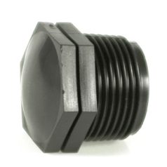 Műanyag menetes végzáró dugó 1" KM