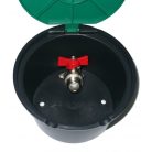 Szelepakna fedeles doboz 3/4″ fém csappal BM