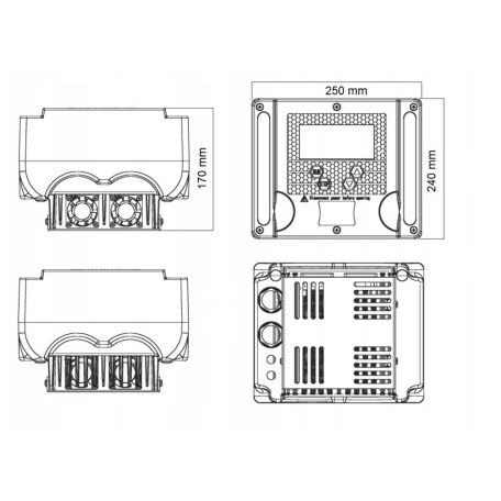 IBO IVR 10-030T (0,37-2,2kW, 400V) Inverteres szivattyúvezérlő
