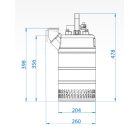 DRENO KAPPA K120.2.50 M/G - H 230V Merülő szivattyú úszókapcsolóval