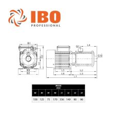 IBO MCI 1-4 többlépcsős centrifugál szivattyú