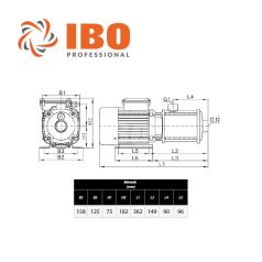 IBO MCI 5-4 többlépcsős centrifugál szivattyú