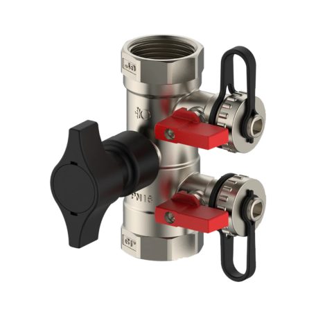 IBO ZS DN25/DN20 multifunkciós szerelő szelep